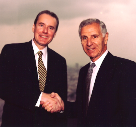 Claude with Governor George Deukmajian